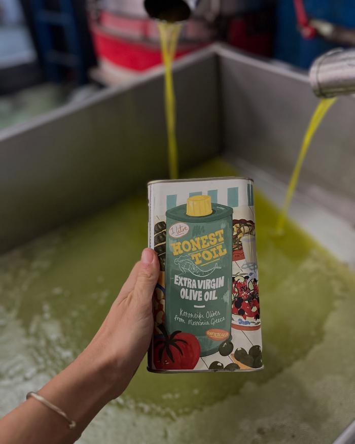 Honest Toil - Szűretlen extraszűz olívaolaj 1 l